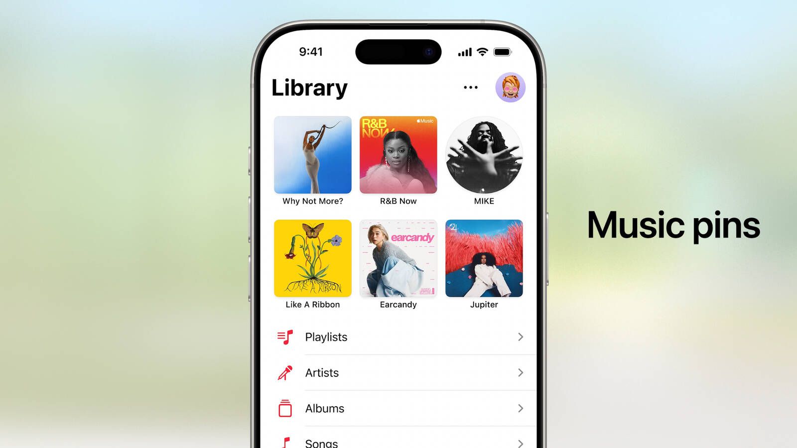Apple Music to Have Pin Feature on iOS 26