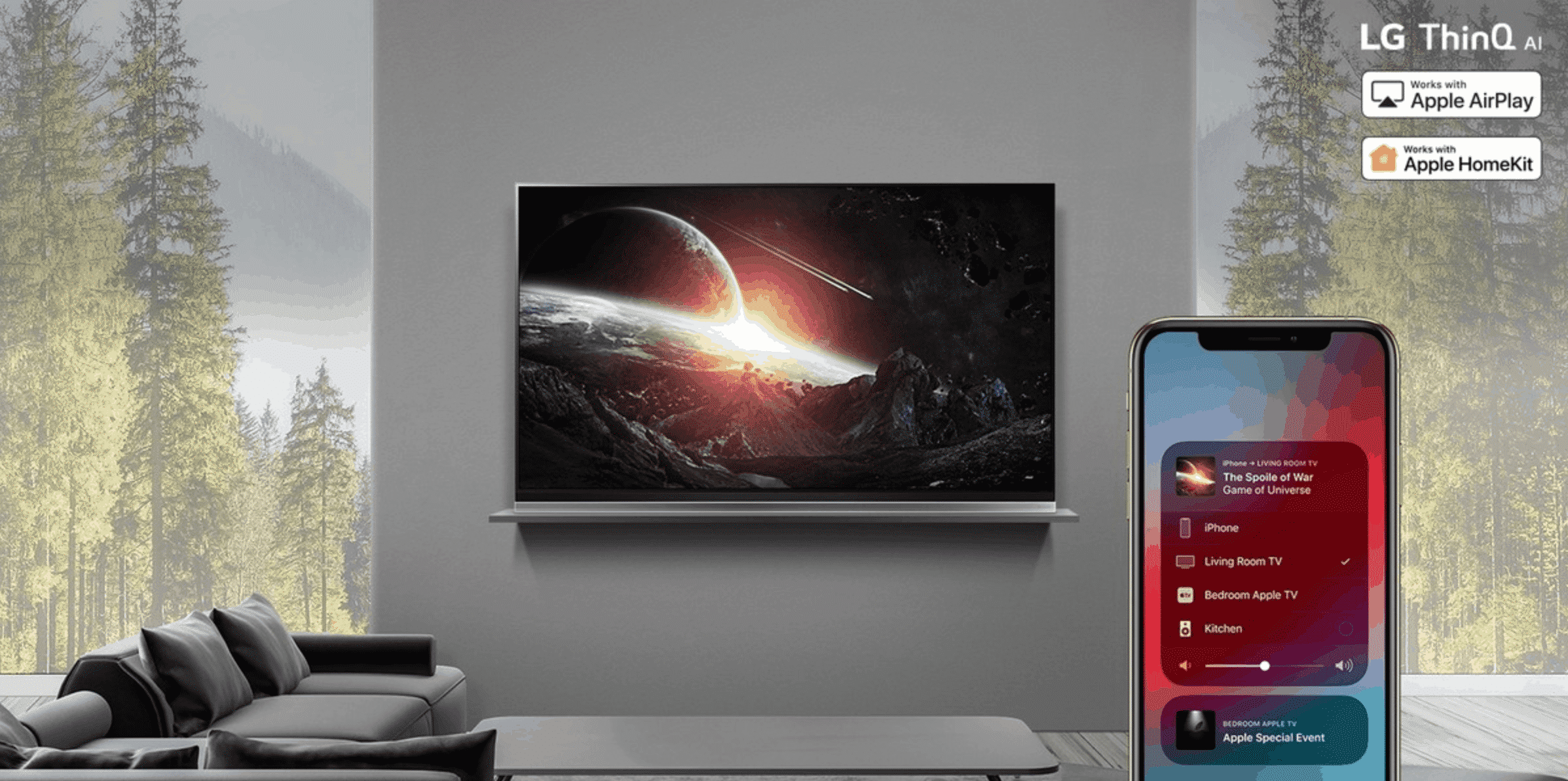 LG's UM7X TV Lineup HomeKit AirPlay 2