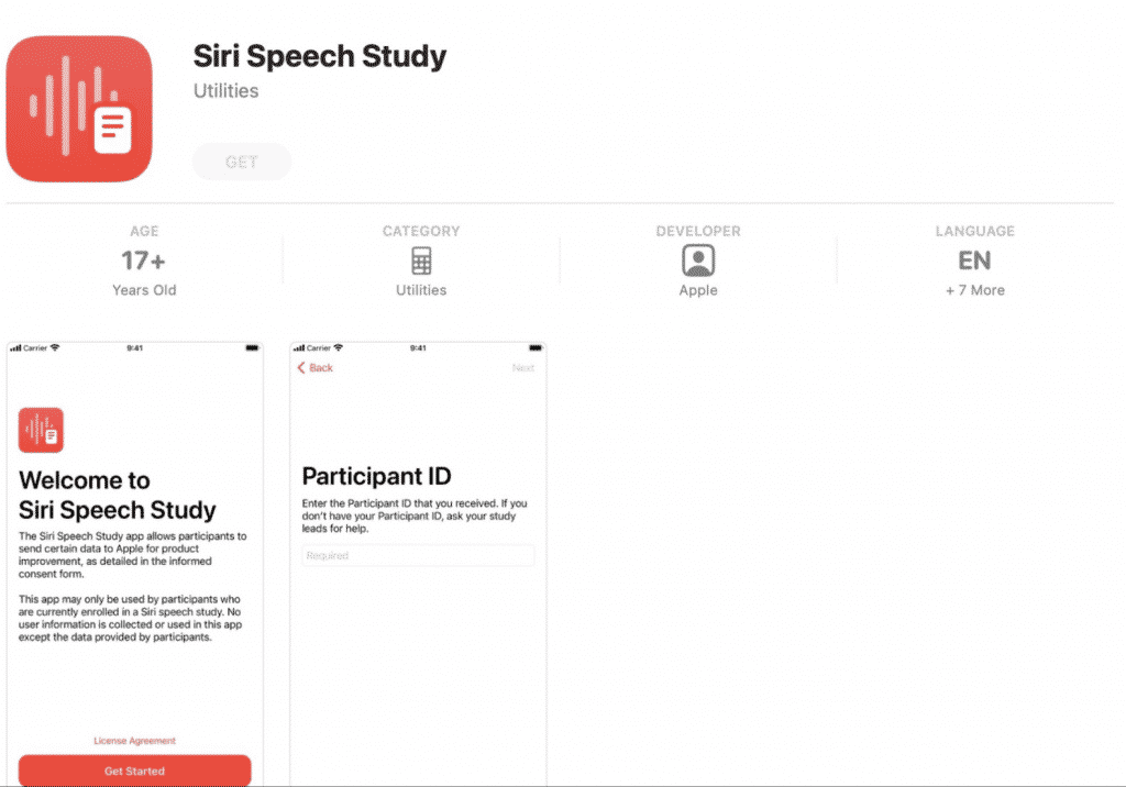 Siri Speech Study