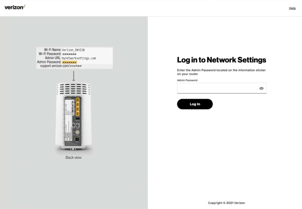 Verizon Router Login
