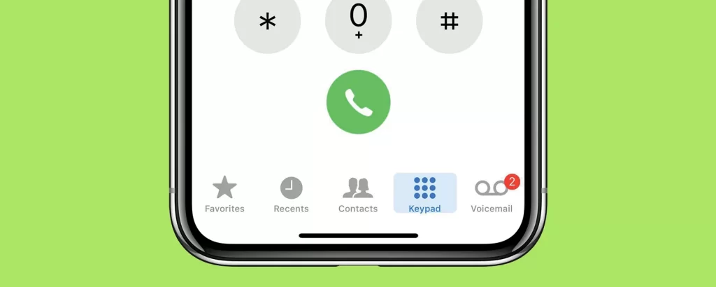 Voicemail on iPhone